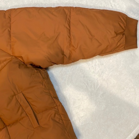 Urban Outfitters UO Izzy Hooded Ultra-cozy Puffer Jacket Color Beige - Picture 7 of 15